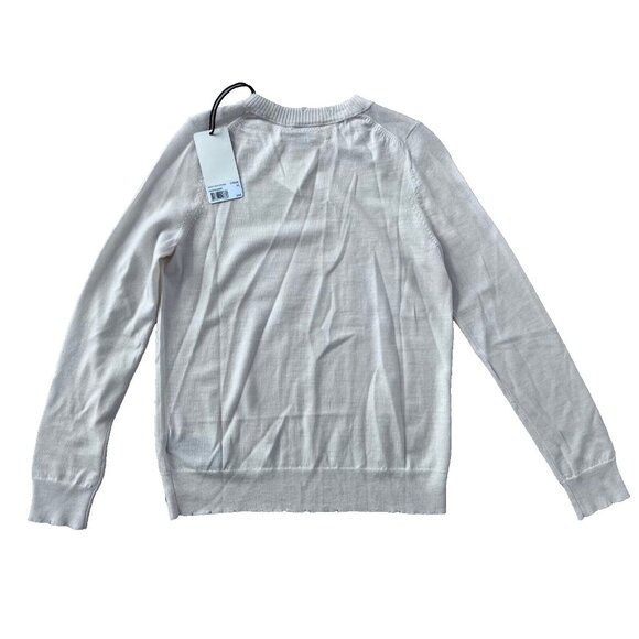 Zadig & Voltaire Paris Mon Amour Merino Wool Sweater Creme ( XS ) - Picture 5 of 6